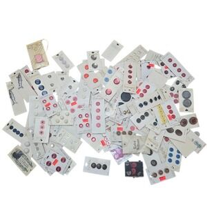 Large VTG Assortment New La Mode Cutex Buttons Craft Sewing Embellishments‎